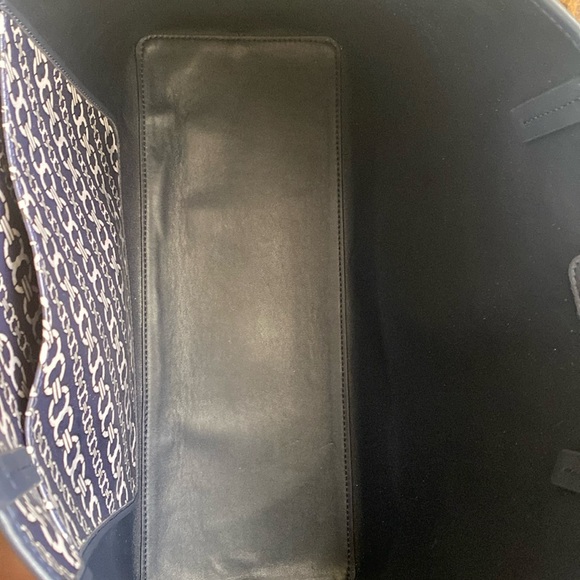 TORY BURCH 💙NAVY💙 GEMINI LINK TOTE BAG 🌟EUC🌟 - Picture 13 of 17